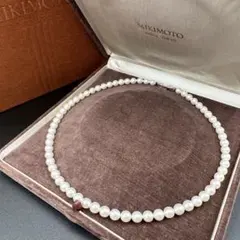 ミキモト アコヤ真珠 パールネックレス シルバー 5.5〜6mm 63cm | Mercari