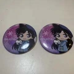 リアル脱出ゲーム×名探偵コナン 残像の交信からの脱出 缶バッジ 毛利蘭