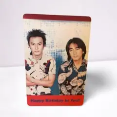 【B’z PARTY 2001年 ファンクラブ限定 バースデーカード】