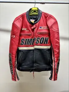 SIMPSON シンプソン 本革 ライダースジャケット LLのサムネイル