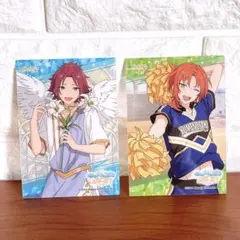 あんさんぶるスターズ！ 衣更真緒 月永レオ クリアカード 2枚 セット あんスタ