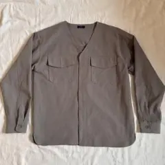 URBAN RESEARCH ITEMS ノーカラージャケット L グレー