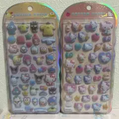 K*️様 国内正規品 コットンパフィーシール サンリオ ウサハナ コロクリ キテ