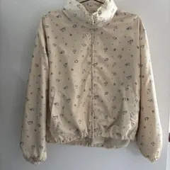 新品無使用ZARA 花柄 ジップアップジャケット