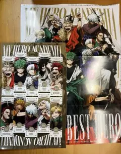 ジャンプGIGA 僕のヒーローアカデミア 新十傑 ポスター Wステッカー