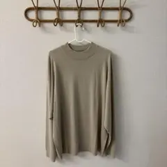 【ほぼ新品】メリノブレンドモックネックセーター