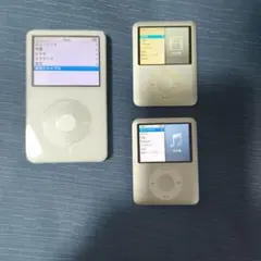 iPod classic5世代 256GB 2000mAhとnano（第3世代） - メルカリ