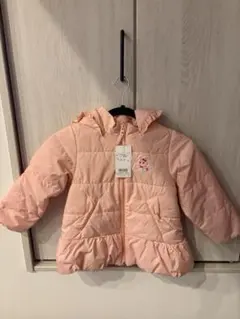 HOT BISCUITS ピンク 新品ダウンコート 110cm