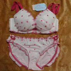 tutuanna ときめきブラ ショーツセット D65/M 薄ピンクのサムネイル