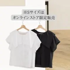 【美品】mysa✖️talしまむら半袖 ブラウス ブラック Mサイズ
