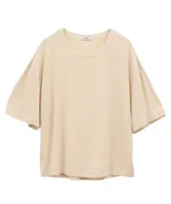 【新品、タグなし】CLANE Tシャツ　ベージュ(インナーのみ)サイズ1のサムネイル