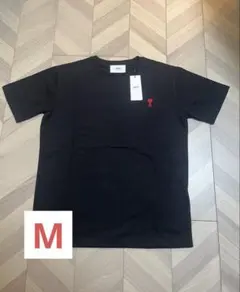 新品タグ付き】Ami Paris アミパリ Tシャツ黒Mサイズ - メルカリ
