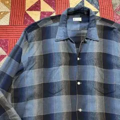 スペシャル 50s Towncraft オンブレ レーヨン 開襟シャツ XL