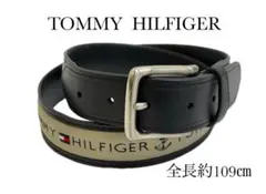 本革 TOMMY HILFIGER トミーヒルフィガー レザーベルト 36/90