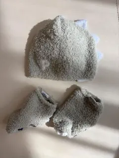 ジェラートピケ baby 帽子と靴下