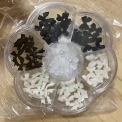 ネイルパーツ　パール　リボン