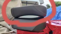 アンコ抜きしたハンターカブシートのサムネイル