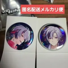 VSせめよん】ランダムグリッター缶バッジ＆ノベルティ チケット風
