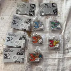 ポケモン　30周年 メタルチャームマスコット