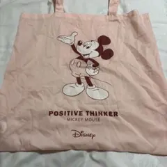 ディズニー ミッキー トートバッグ ピンク