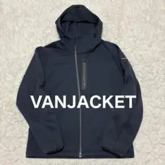 【美品✨】VAN JACKET ロゴ刺繍&袖ロゴ 止水テープ パーカー Lサイズ