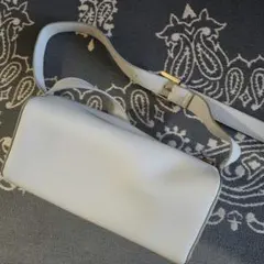 【美品】SALON adam et rope' レザーボックスショルダーバッグ