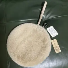 新品‼️ COMME CA ファー バッグ 直径約20cm