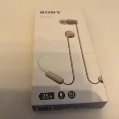 【新品未使用】SONY WI-C100 ワイヤレスイヤホン