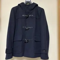 GU ダッフルコート フード付き ネイビー メンズSサイズ