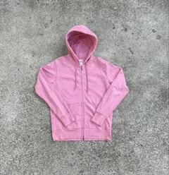 00s OLD UNIQLO ジップパーカー 短丈 ピンク y2k アーカイブ