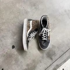 VANS SK8-HIレオパード柄 ハラコスニーカー28cmのサムネイル