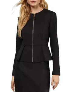 Ted Baker ノーカラージャケット ブラックのサムネイル