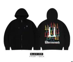 G-DRAGON ソウルコン　フーディージップアップ　Übermensch 黒