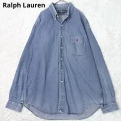 Ralph Lauren 90s Blake デニムシャツ L ヴィンテージ