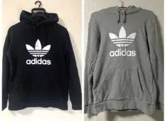 トレフォイルフーディー　ブラック&グレー　まとめ売り