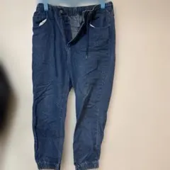 デニムジョガーパンツ ダークブルー