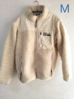 FIRST DOWN　STAND COLLAR BOA BLOUSON　ホワイト