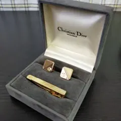 クリスチャンディオールChristian Dior カフス・タイピンセット 箱付
