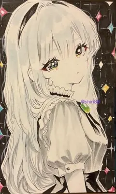 原画 青山みるく いちご新聞 イラストレーター レア みるくちゃん