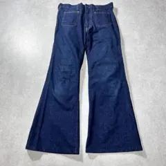 70sヴィンテージ‼ バイソン BISON ブッシュパンツ W28 ベルボトム 