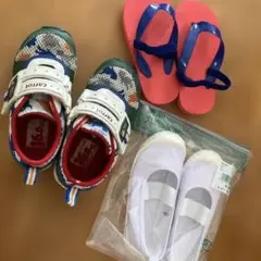 子供靴　男の子　まとめ売りムーンスター　上靴　サンダル　16センチ