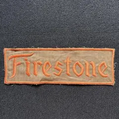 1930s Firestone ビンテージ ワッペン 背中用 ファイヤーストーン