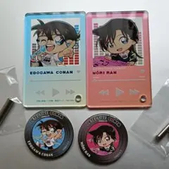 名探偵コナン 大阪城本陣　夏フェス　缶バッチ　アクスタ　コナン　蘭　セット　大阪