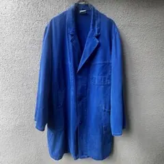 ユーロワーク フレンチ カバーオール フェード ブルー XL 70s