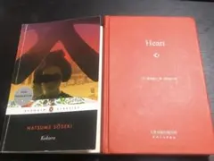 夏目漱石　こころ　英訳＋漢訳　2冊セット　洋書