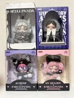 【正規品】スカルパンダ/XG(日本限定)/ウェンズデー/マイメロ/クロミ 4点