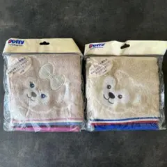 【新品未使用】ダッフィー＆シェリーメイ フェイスタオル 2枚セット