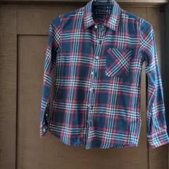 TOMMY HILFIGER チェック柄長袖シャツ 140