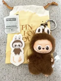 【Ll】POPMART PIN FOR LOVE ぬいぐるみ ラブブ イニシャル