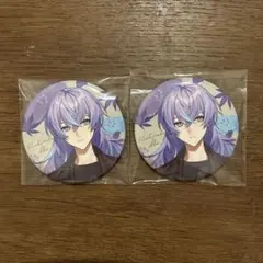 にじさんじ　まねきねこ　秋日和　星導ショウ　缶バッジ　等身　2点
